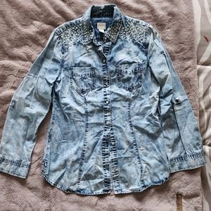 Chico's denim shirt
